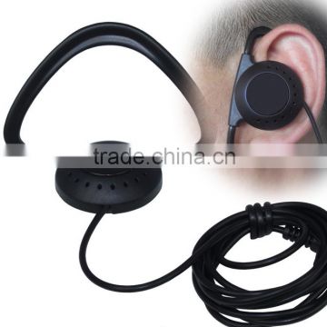 Single Earhook earphone wired for mobile phone computer