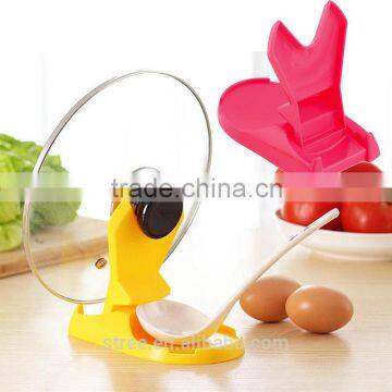 Creative Home Multifunction Lid Rack Cellphone Spoon Stand Holder Display Kitchen Cooking Tools 1Pcs photo-3