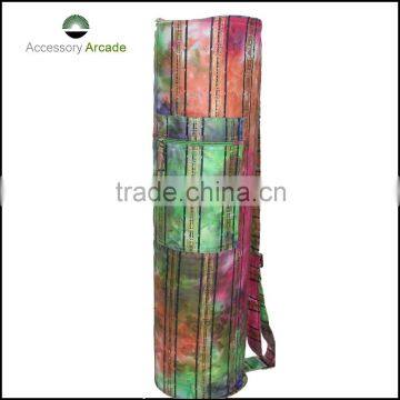 Batik printed Ethnic Indian Yoga mat Bag