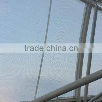 PTFE Tensile Fabric Architecture Membrane Structure With High Transmission Mesh Fabric for Dome and Facade