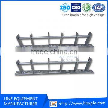 Big size Hot-dip galvanized mild steel D iron for pole line accessories/Made in China