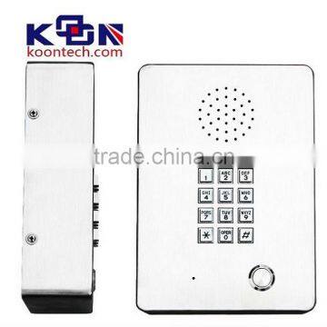 vandal resistant telephone is an ideal match for use in high traffic airport Subway door phone Robust steel Elevator phone