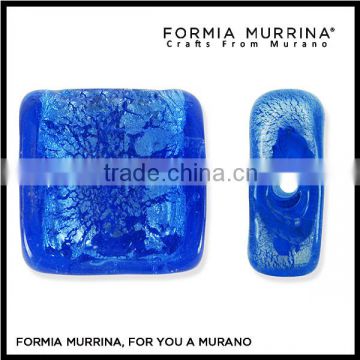 New Products 2016 Square Sea Blue Murano Glass Beads