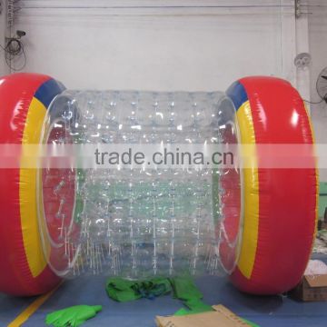 2015 PVC or TPU Inflatable Water Game,Hippo Water Roller Wheel For Sale