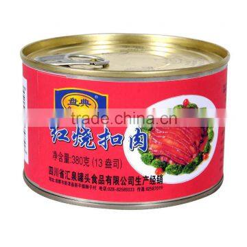 380g Canned Sliced Stewed Pork, Best Taste Canned Sliced Stewed Pork