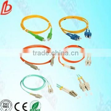 SC LC FC 2m 3m 5m SM /MM pvc/lszh G652,G655,G657 0.9/2.0/3.0 Fiber optic patch cord price,optical fiber patch cord cable