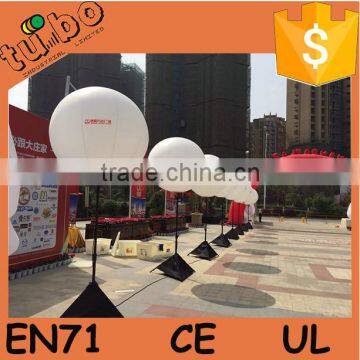 stand light balloon for advertising, PVC inflatable tripod balloon