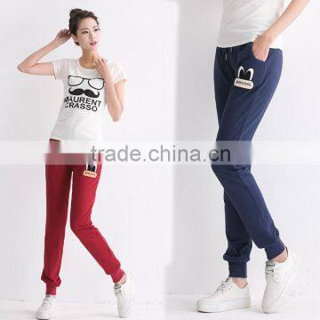 2016 new autumn pants female size casual pants