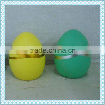 decorative gifts ceramic easter egg with decal