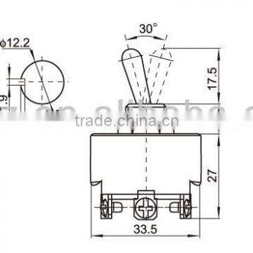 Toggle Switch,toggle Switches With Metal Shake Handle,auto Resetting Toggle Switch photo-4