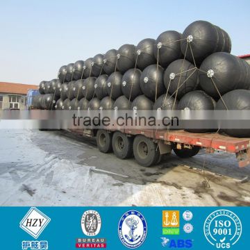 Natural rubber marine pneumatic floating jetty without net and chain