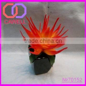 artificial glass bonsai plant