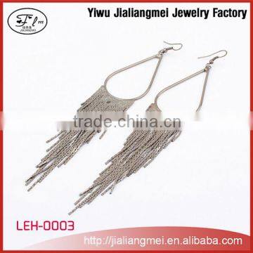 Wholesale fashion cheap earring gold plated plated chain tassel earrings