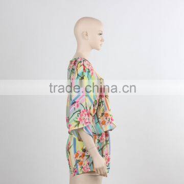 OEM Custom Sexy Jumpsuit Summer Wear 2016 Girl Woman Beach Wear Cheap Price in Guangzhou photo-3