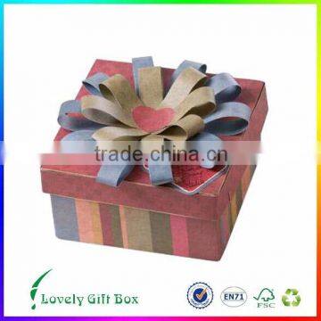 Custom printed paper color wallet gift box