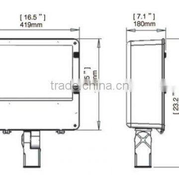 Die-casting Lamp Housing for 400W Metal Halide Shoebox Lights photo-2