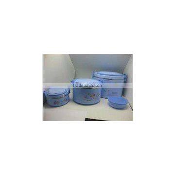 4 set plastic heat preservation bucket