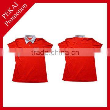 Custom wholesale in china promotional man polo t-shirt