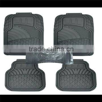 2016 New Design Non-skid Easy Clean Universal PVC/rubber Car Mat