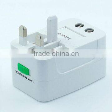 Universal EU/US/AU to UK World Travel Socket Plug Adapter Converter / Travel Outlet / Universal Power Converter photo-2