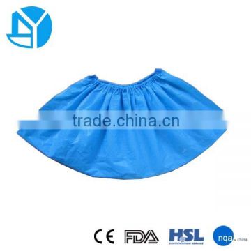 3grams blue disposable printed plastic overshoes