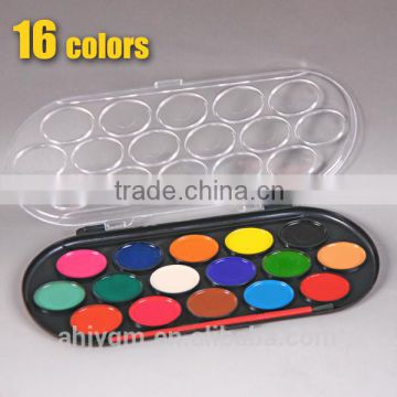 16 Colors Enconomic Quality Water Color/water painting color/solid water color