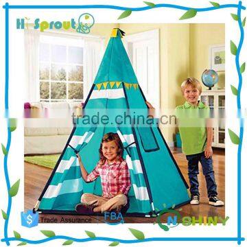 Soft Cotton Canvas Play Tent Outdoor Indoor Game House Kids Teepee Tent