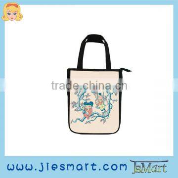 Straight handbag art printing sublimation photo bag