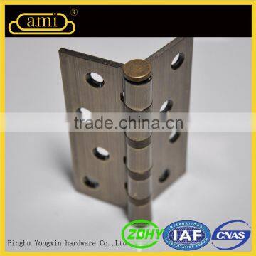 China supplier 4BB self closing door circular head adjustable locking hinge