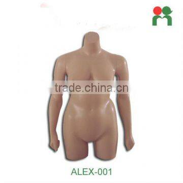 2015 Fashion fiberglass new female mannequin torso mannequin big breasted female ALEX-001