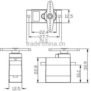 K-power P0090 360 Degree Continuous Rotation Servo Robot photo-3