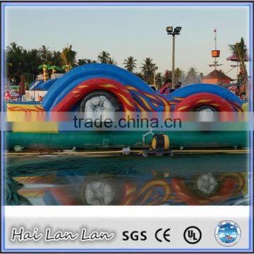2016 New Design Giant Inflatable Obstacle Course With Water Pool Combo photo-5