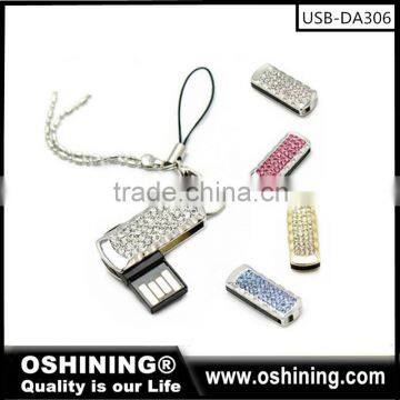 2016 Best Selling Jewelry Metal USB Flash Drive Usb Pen Drive 8gb(USB-DA306) photo-3