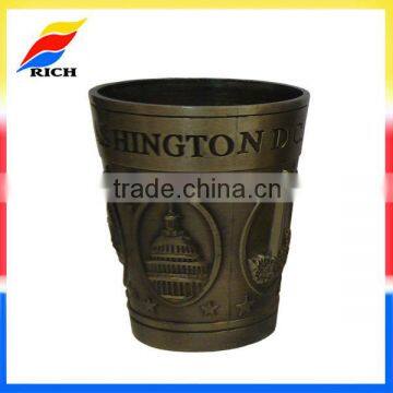 OEM souvenir cheap metal shot glass cup