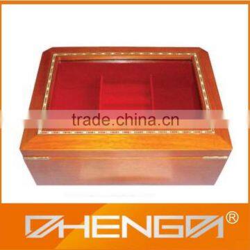 High Quality Jewelry Wooden Storage Box with velvet for Sale(ZDL-W307)