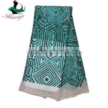 Haniye JLQ08-3/Newest African Net Lace With Sequins High Quality African Tulle Lace Fabric photo-4