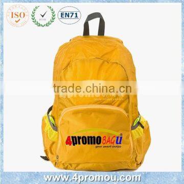 Waterproof nylon folding backpack