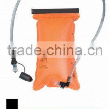 orange foldable water bladder ,pvc bag,plastic bag,hydration bladder,water pack