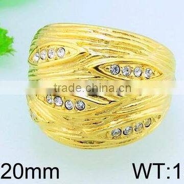 2015 hot sale fashion jewelry high quality rings plated stainless steel ring