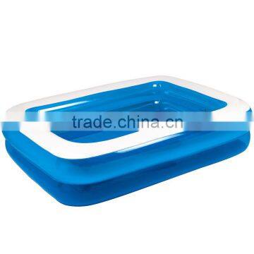 2 Ring Large size inflatable children pool,inflatable rectangular pool,family swimming pool