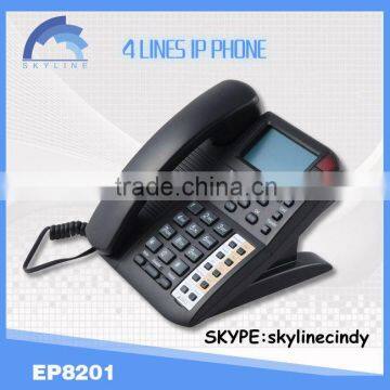 EP-8201/4-line HD voice VoIP Phone/low rate telefon