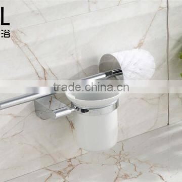 with 15 years factory experience zine alloy chrome finishing with bathroom accessories toilet brush holder