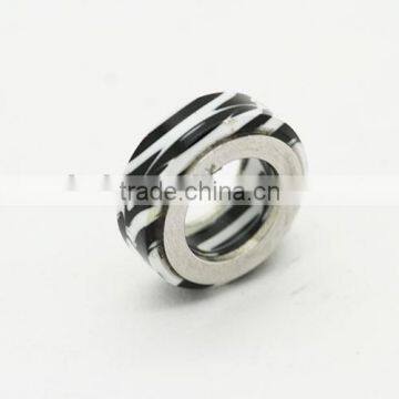 Shiny stainless steel bead ZH0021