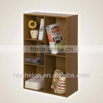 modern wooden public office bookshelf