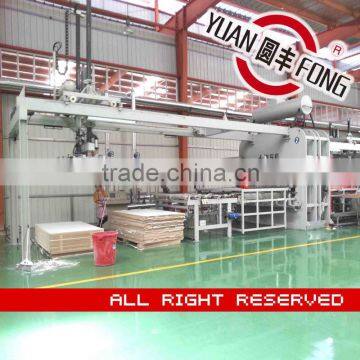 parquet production line /melamine press machine