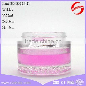 wholesale glass luxury cosmetic cream bottle,cream empty cosmetic jars