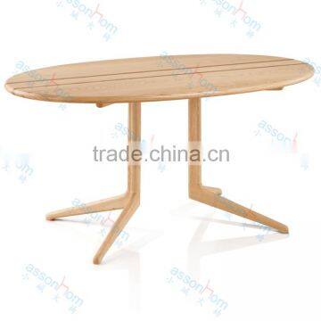 Oval Wooden Dining Table