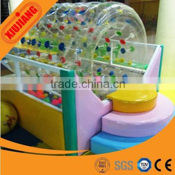 Electric indoor playground equipment water roller