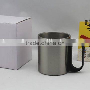 Small stainless steel mug with a handle insulated stainless steel travel coffee mug