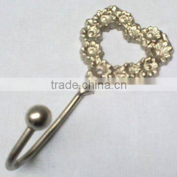 Cast Iron Hooks for clothes with Nickel Plated